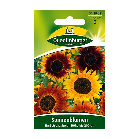 Quedlinburger Samen Sonnenblumen Herbstschönheit 513032   