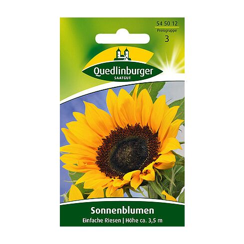 Quedlinburger Samen Sonnenblumen - Einfache Riesen 545012