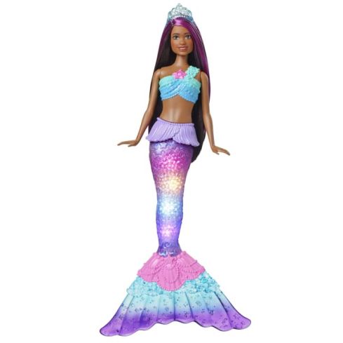 Mattel Barbie Zauberlicht Meerjungfrau Brooklyn HDJ37