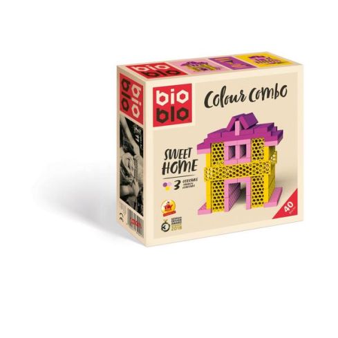 BIOBLO Colour Combo mit 40 Sweet-Home Steinen 64027