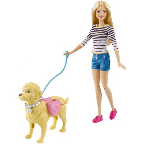 Barbie Hundespaziergang