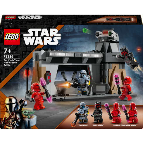 Lego Star Wars Duell zwischen Paz Vizsla und Moff Gideon