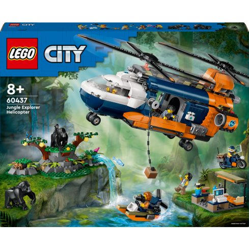 Lego City Dschungelforscher-Hubschrauber 60437