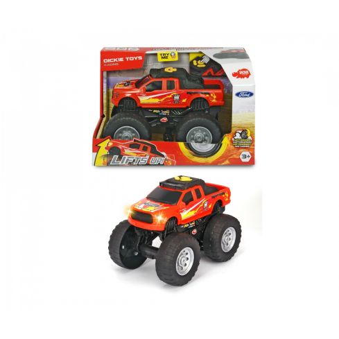 Dickie Toys Ford Raptor - Wheelie Raiders rot