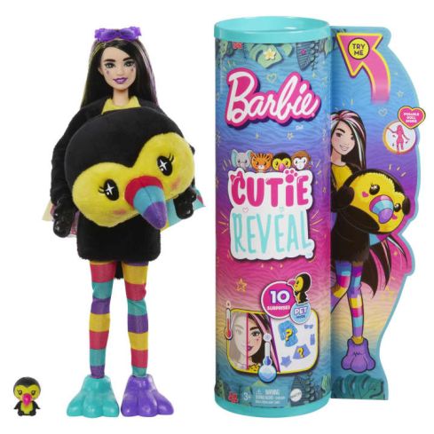Mattel Barbie Cutie Reveal Jungle Serie - Tukan HKR00