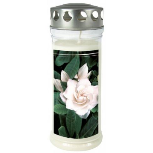 Gedenk-Kerze (groß) "Gardenia"