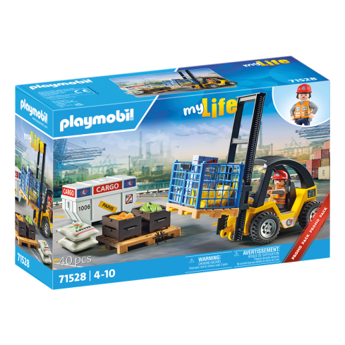Playmobil Promo-Pack Gabelstapler mit Fracht 71528