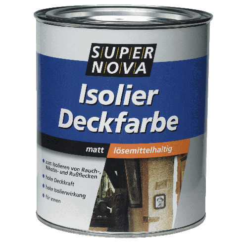 Super Nova Isolier Deckfarbe matt Weiß 750ml