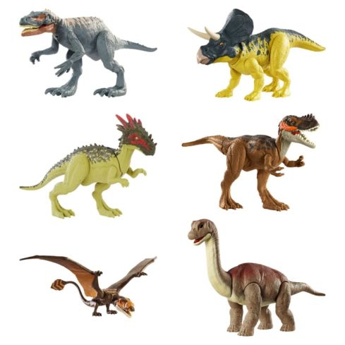 Mattel Jurassic World Wild Pack Dinosaurier Sortiment