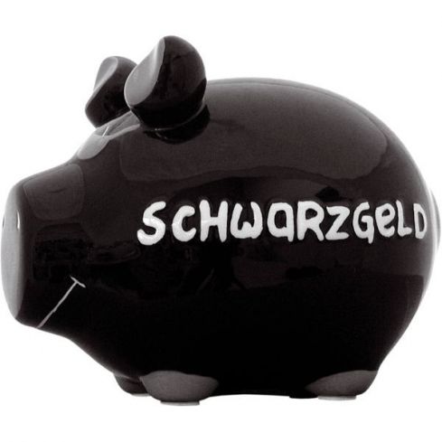 Sparschwein klein / Schwarzgeld