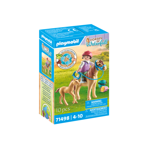 Playmobil Horses of Waterfall Kind mit Pony und Fohlen 71498