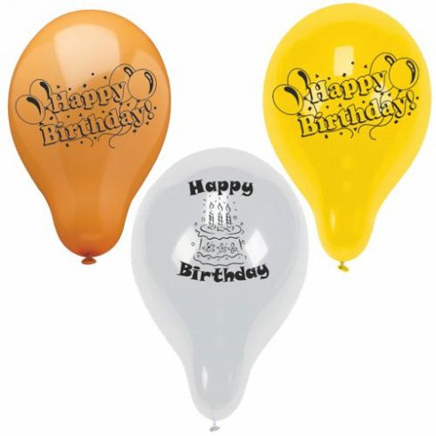 Luftballons Happy Birthday (10 Stück)