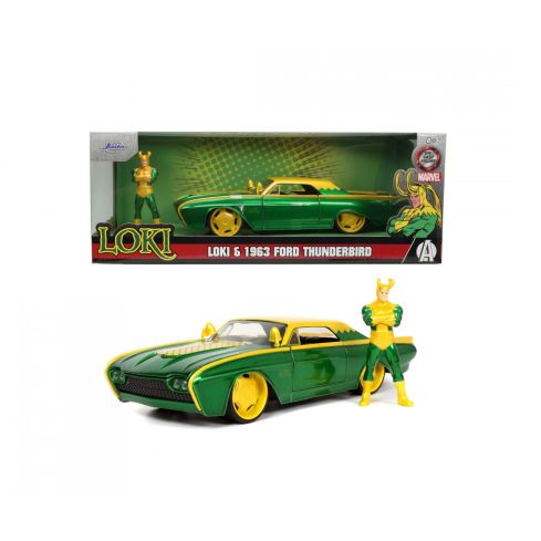 Jada Toys Marvel Loki Ford Thunderbird 1:24