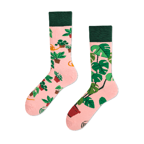 Many Mornings Regular Socks "Plant Lover" 35-38