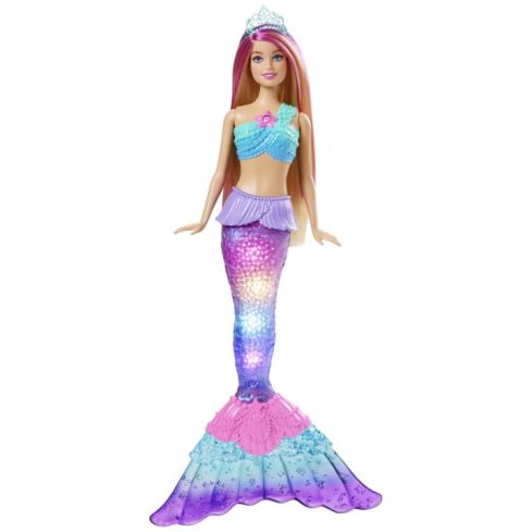 Mattel Barbie Zauberlicht Meerjungfrau Malibu HDJ36