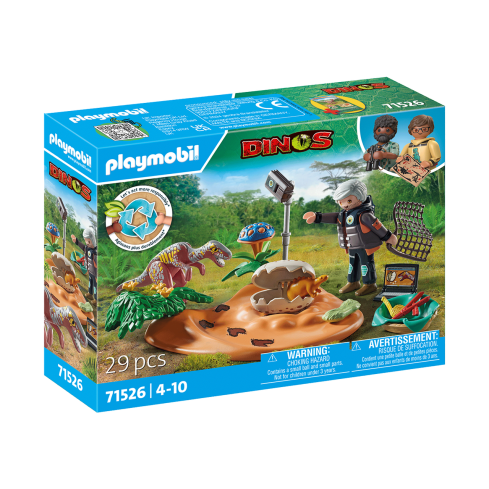 Playmobil Dinos Stegosaurusnest mit Eierdieb 71526