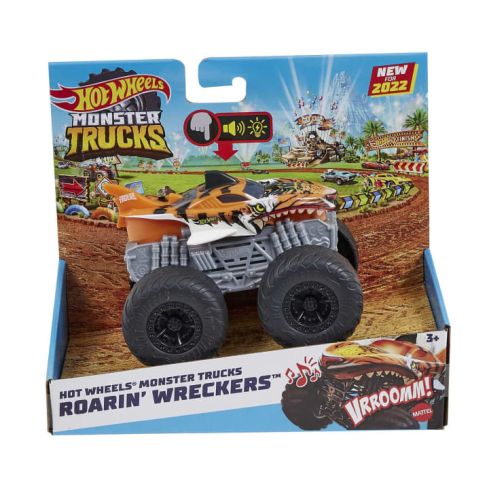 Mattel Hot Wheels Monster Trucks Tiger Shark Light&Sound