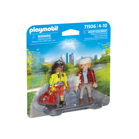 Playmobil DuoPack Sanitäterin  mit Patient 71506