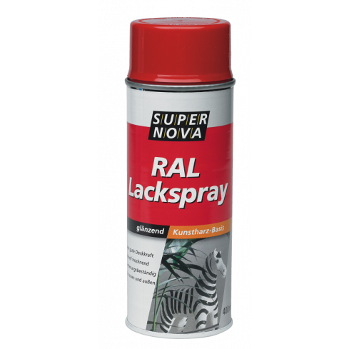 Super Nova RAL Lackspray glänzend Weißaluminium 400ml