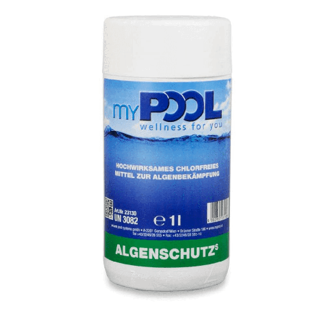 myPOOL Poolpflege Algenschutzmitel 1L:Schaumfrei