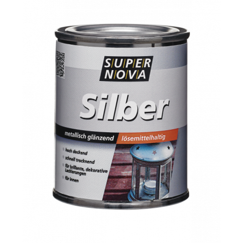 Super Nova Silber-Effektlack 125ml