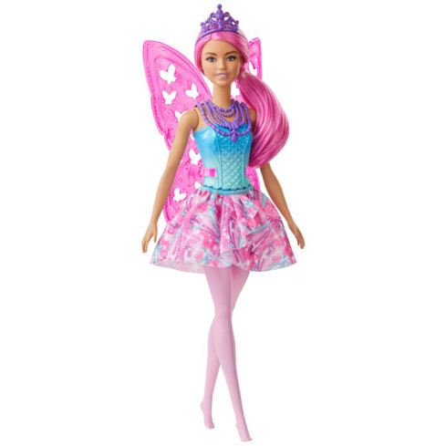 Mattel Barbie Dreamtopia Fee - pinke Haare GJJ99