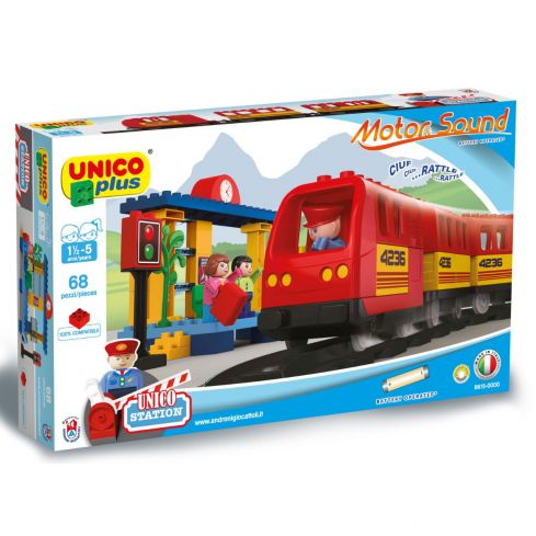 Trend Unico Plus Eisenbahn Set mit Motor & Sound