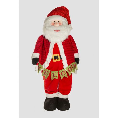 Riesen-Weihnachtsmann aus Stoff 2m