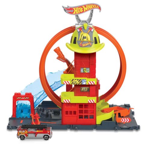 Mattel Hot Wheels City Super Fire Station HKX41